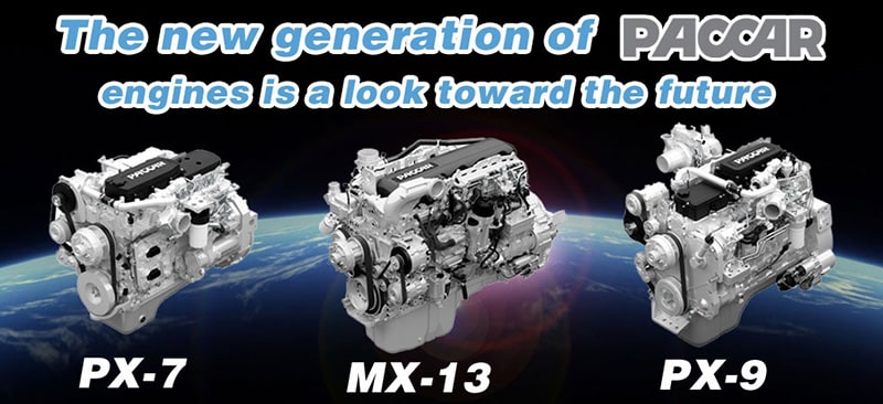 Paccar engines PX-7, PX-9 and MX-13
